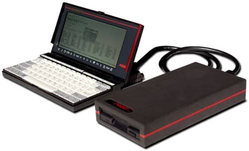 Poqet PC with disk drive