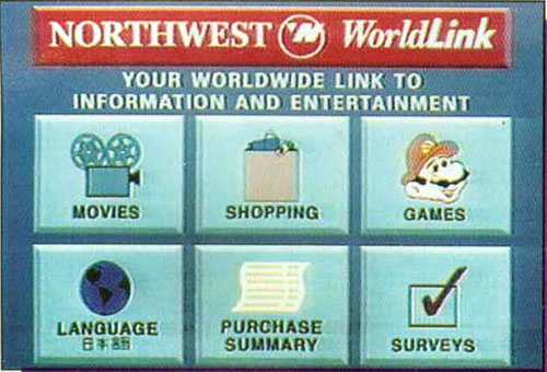 Northwest Airlines Nintendo Gateway System