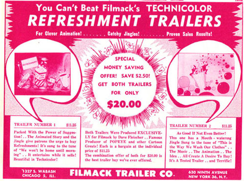 Early Filmack ad