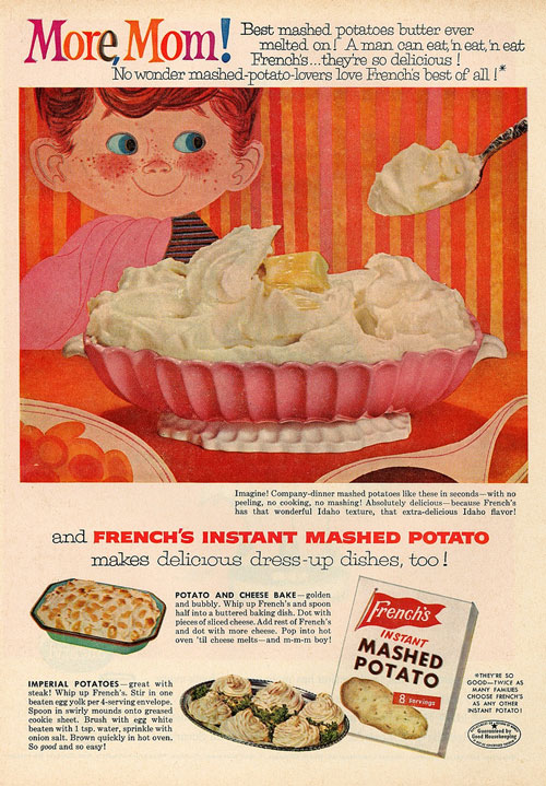 Mashed Potatoes History The Long, Hard Road to Instant