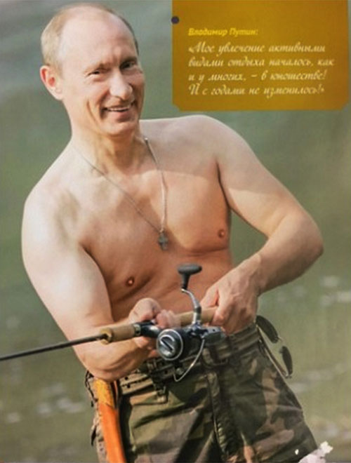 Putin wall calendar