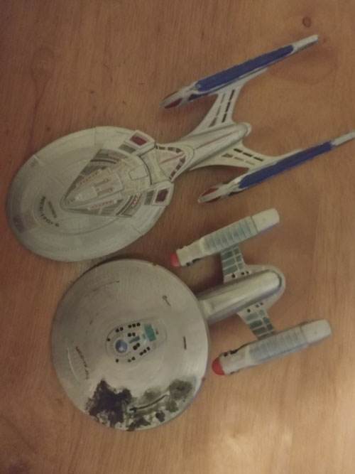 Star Trek scale models