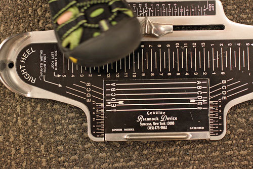 Brannock Device History A Machine That Measures Feet