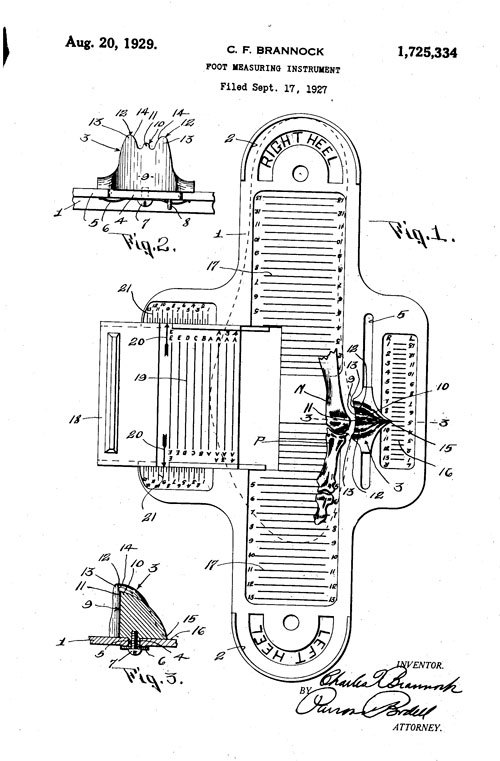 brannock width