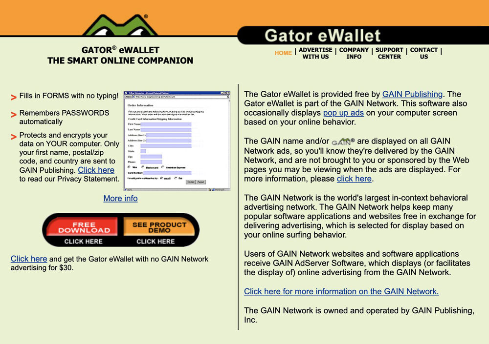 Gator Adware History: They Hate When You Call it Spyware