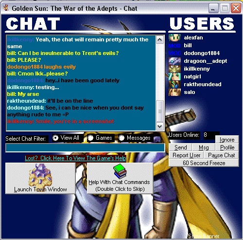 Golden Sun Chat