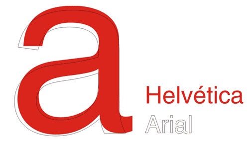 Helvetica vs Arial