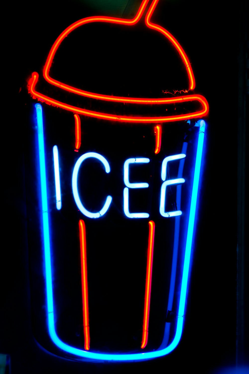 ICEE neon sign