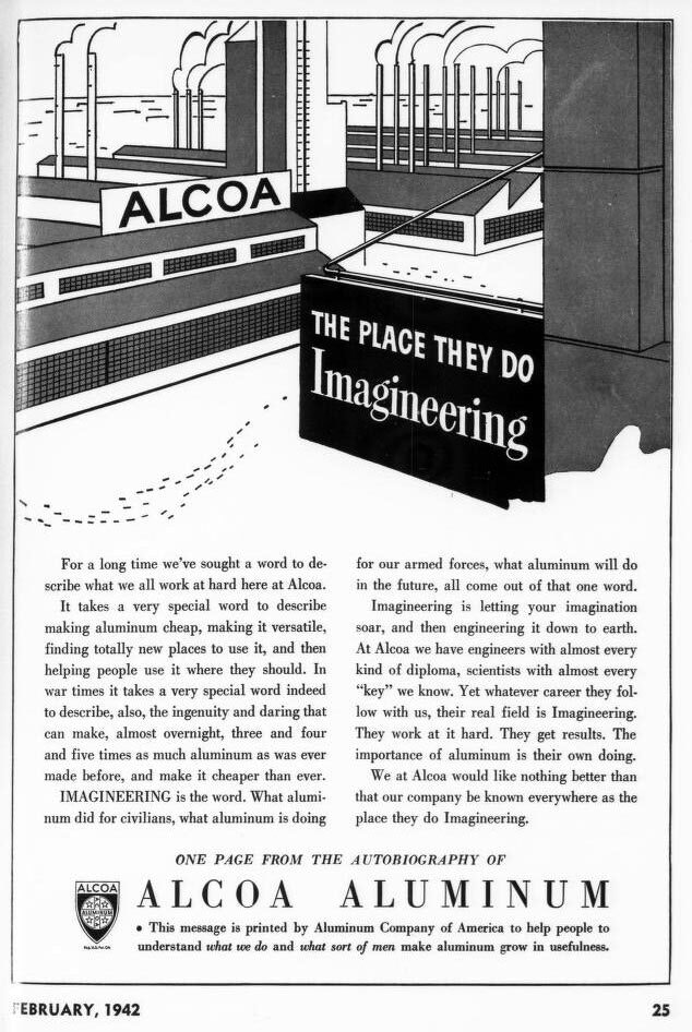 Imagineering Alcoa Ad