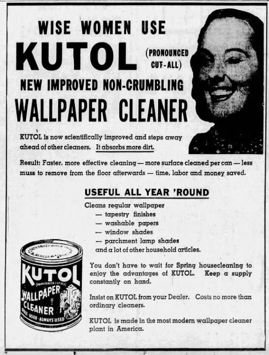 Kutol Wallpaper Cleaner