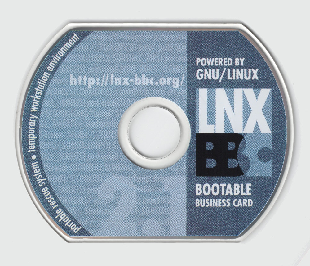 Linux Bootable Business Card