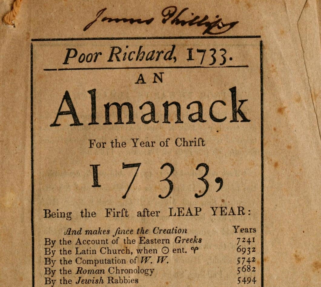 Poor Richards Almanack Crop