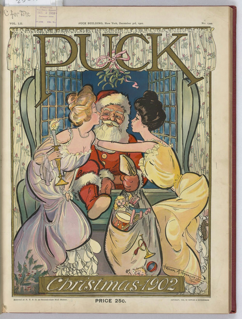 Puck Magazine Santa Claus