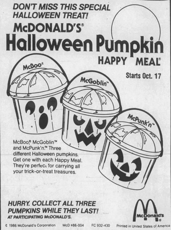 Pumpkin Pail Ad