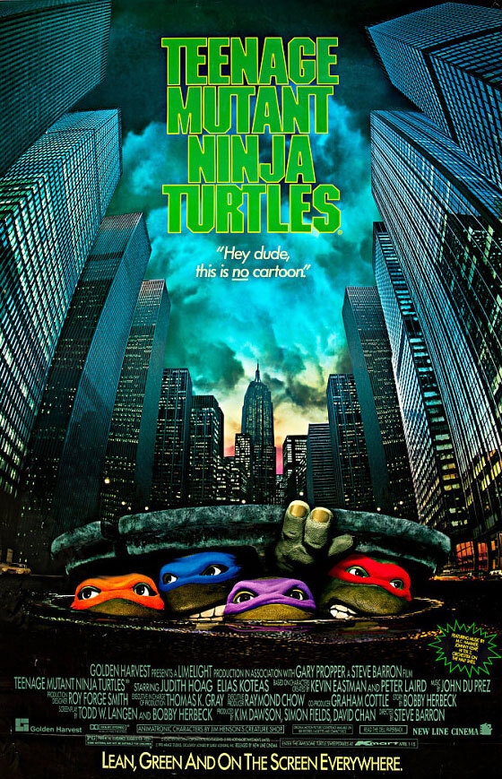 TMNT 1990 Movie Poster