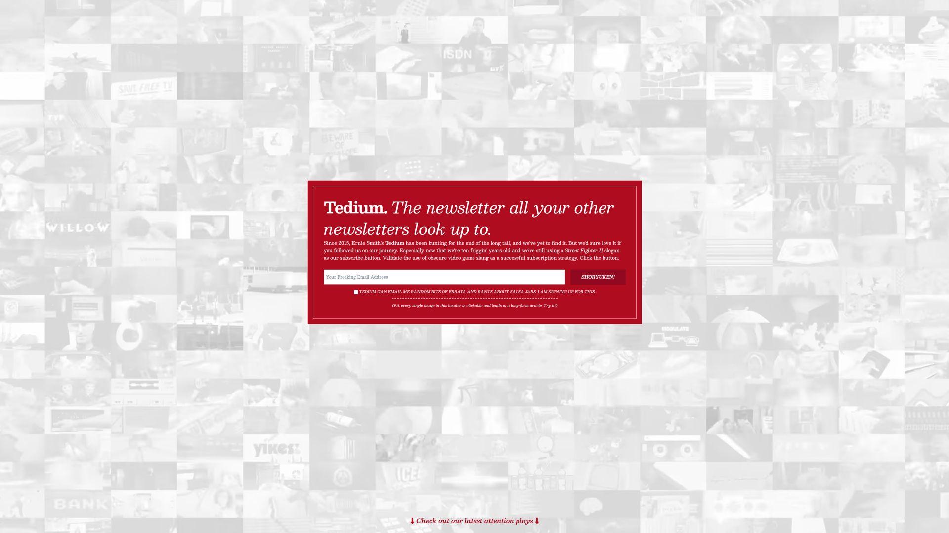Tedium