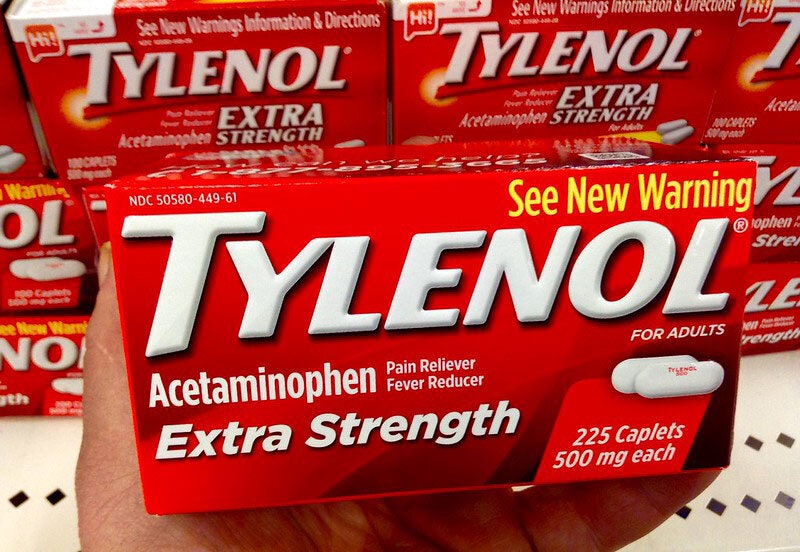 Tylenol Acetaminophen Pills