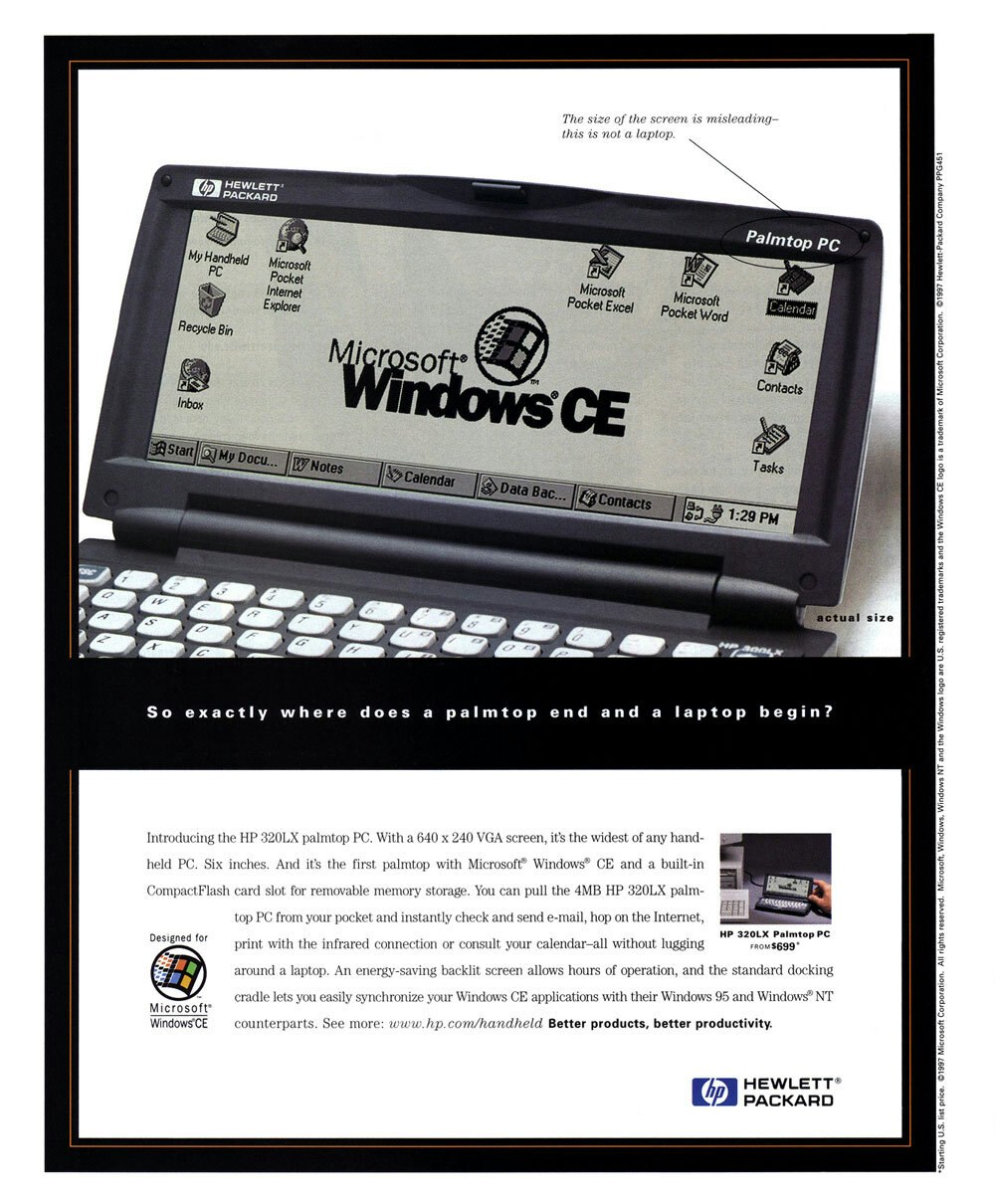 Windows CE ad