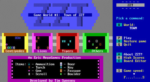 ZZT Screenshot