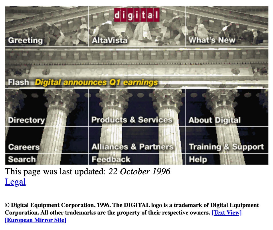 Digital dot com 1996