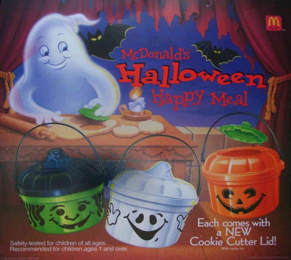 Mcdonalds halloween pail cookie cutter