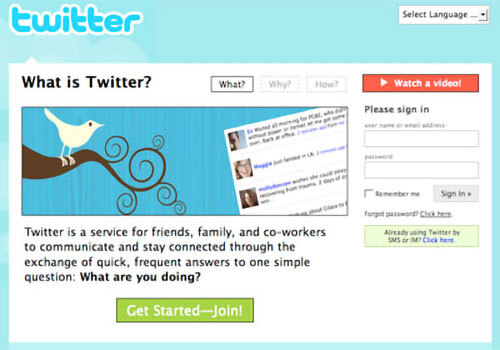 Twitter 2008